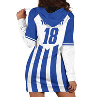 Custom Honduras Football Hoodie Dress Los Catrachos Sporty Style - Wonder Print Shop