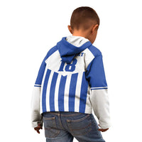 Custom Honduras Football Kid Hoodie Los Catrachos Sporty Style - Wonder Print Shop