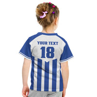 Custom Honduras Football Kid T Shirt Los Catrachos Sporty Style - Wonder Print Shop