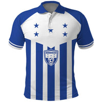 Custom Honduras Football Polo Shirt Los Catrachos Sporty Style - Wonder Print Shop