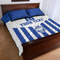 Custom Honduras Football Quilt Bed Set Los Catrachos Sporty Style - Wonder Print Shop