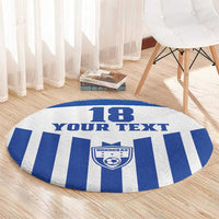 Custom Honduras Football Round Carpet Los Catrachos Sporty Style - Wonder Print Shop