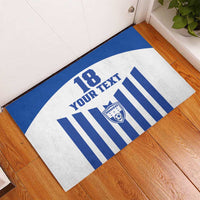 Custom Honduras Football Rubber Doormat Los Catrachos Sporty Style - Wonder Print Shop
