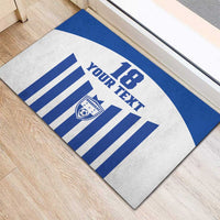 Custom Honduras Football Rubber Doormat Los Catrachos Sporty Style - Wonder Print Shop