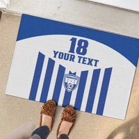 Custom Honduras Football Rubber Doormat Los Catrachos Sporty Style - Wonder Print Shop