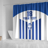Custom Honduras Football Shower Curtain Los Catrachos Sporty Style - Wonder Print Shop