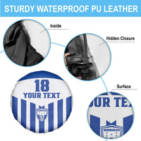 Custom Honduras Football Spare Tire Cover Los Catrachos Sporty Style - Wonder Print Shop
