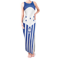 Custom Honduras Football Tank Maxi Dress Los Catrachos Sporty Style - Wonder Print Shop