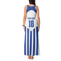 Custom Honduras Football Tank Maxi Dress Los Catrachos Sporty Style - Wonder Print Shop