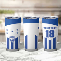 Custom Honduras Football Tumbler Cup Los Catrachos Sporty Style - Wonder Print Shop