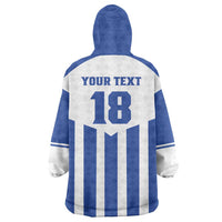 Custom Honduras Football Wearable Blanket Hoodie Los Catrachos Sporty Style - Wonder Print Shop
