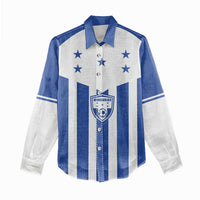 Custom Honduras Football Women Casual Shirt Los Catrachos Sporty Style - Wonder Print Shop