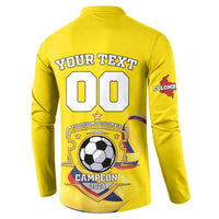 Custom Colombia Football Button Sweatshirt Go Champions Unique Style - Wonder Print Shop