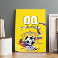 Custom Colombia Football Canvas Wall Art Go Champions Unique Style - Wonder Print Shop