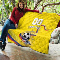 Custom Colombia Football Quilt Go Champions Unique Style - Wonder Print Shop