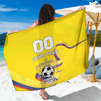 Custom Colombia Football Sarong Go Champions Unique Style - Wonder Print Shop
