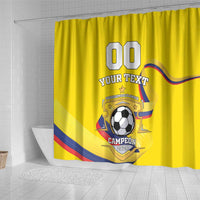 Custom Colombia Football Shower Curtain Go Champions Unique Style