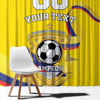 Custom Colombia Football Window Curtain Go Champions Unique Style - Wonder Print Shop