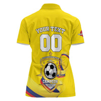 Custom Colombia Football Women Polo Shirt Go Champions Unique Style - Wonder Print Shop