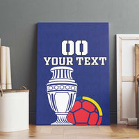 Custom Colombia Football Canvas Wall Art 2024 Copa America - Wonder Print Shop