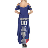 Custom Colombia Football Summer Maxi Dress 2024 Copa America - Wonder Print Shop