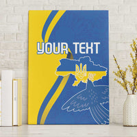 Personalized Ukraine Independence Day Canvas Wall Art Peace Dove Sunflower - Wonder Print Shop