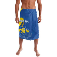 Personalized Ukraine Independence Day Lavalava Peace Dove Sunflower - Wonder Print Shop