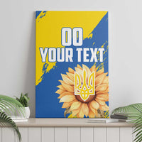 Custom Ukraine Independence Day Canvas Wall Art Dove Of Peace With Grunge Pattern - Wonder Print Shop