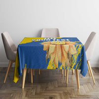 Custom Ukraine Independence Day Tablecloth Dove Of Peace With Grunge Pattern - Wonder Print Shop