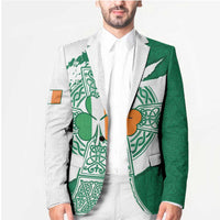 Ireland Celtic Cross Blazer Irish Flag Shamrock - Wonder Print Shop