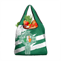 Ireland Celtic Cross Grocery Bag Irish Flag Shamrock - Wonder Print Shop