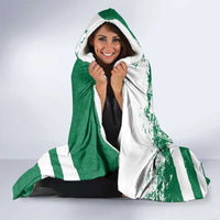 Ireland Celtic Cross Hooded Blanket Irish Flag Shamrock - Wonder Print Shop