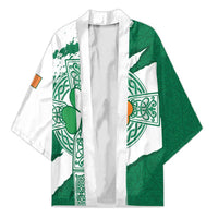 Ireland Celtic Cross Kimono Irish Flag Shamrock - Wonder Print Shop