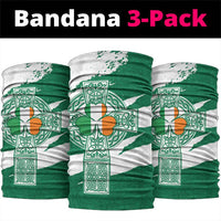 Ireland Celtic Cross Neck Gaiter Irish Flag Shamrock - Wonder Print Shop