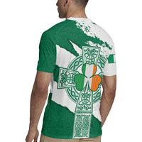 Ireland Celtic Cross Rugby Jersey Irish Flag Shamrock - Wonder Print Shop