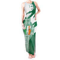 Ireland Celtic Cross Tank Maxi Dress Irish Flag Shamrock - Wonder Print Shop