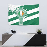 Ireland Celtic Cross Tapestry Irish Flag Shamrock - Wonder Print Shop