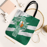 Ireland Celtic Cross Tote Bag Irish Flag Shamrock - Wonder Print Shop