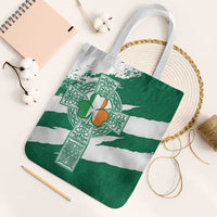 Ireland Celtic Cross Tote Bag Irish Flag Shamrock - Wonder Print Shop