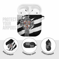 Isle of Man Celtic Cross AirPods Case Triskelion Emblem - Wonder Print Shop