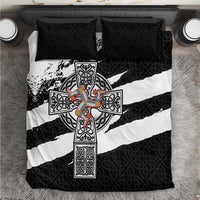Isle of Man Celtic Cross Bedding Set Triskelion Emblem - Wonder Print Shop