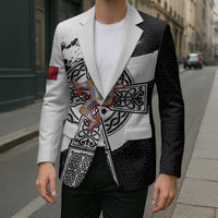 Isle of Man Celtic Cross Blazer Triskelion Emblem - Wonder Print Shop