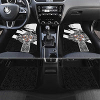Isle of Man Celtic Cross Car Mats Triskelion Emblem - Wonder Print Shop