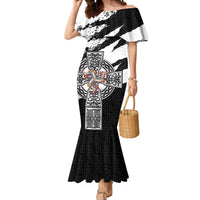 Isle of Man Celtic Cross Mermaid Dress Triskelion Emblem - Wonder Print Shop