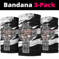 Isle of Man Celtic Cross Neck Gaiter Triskelion Emblem - Wonder Print Shop