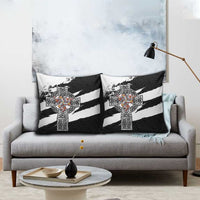 Isle of Man Celtic Cross Pillow Cover Triskelion Emblem - Wonder Print Shop