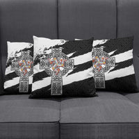 Isle of Man Celtic Cross Pillow Cover Triskelion Emblem - Wonder Print Shop