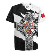 Isle of Man Celtic Cross Rugby Jersey Triskelion Emblem - Wonder Print Shop