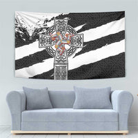 Isle of Man Celtic Cross Tapestry Triskelion Emblem - Wonder Print Shop