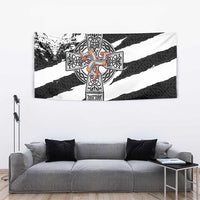 Isle of Man Celtic Cross Tapestry Triskelion Emblem - Wonder Print Shop